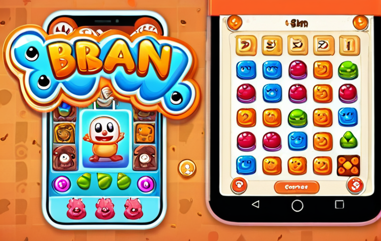 A colorful and whimsical mobile game interface featuring cartoon characters solving a puzzle. Bright, inviting design, suggesting a brain-teasing but enjoyable experience, with "똘똘이" subtly incorporated into the game's logo.